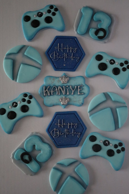 Xbox Birthday Fondant Topper Set